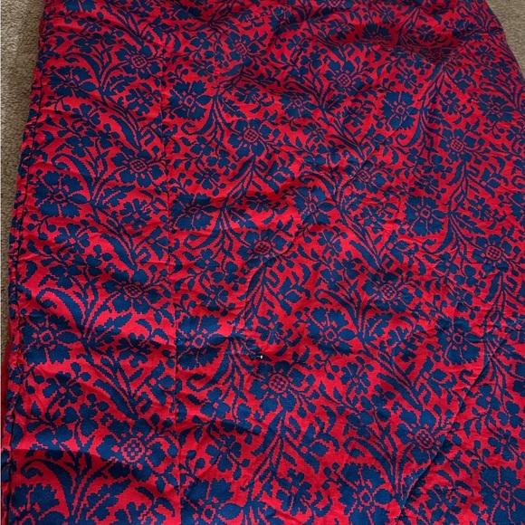 Vintage Coleman Insul 200 sleeping bag with a red and blue floral pattern - Picture 5 of 6